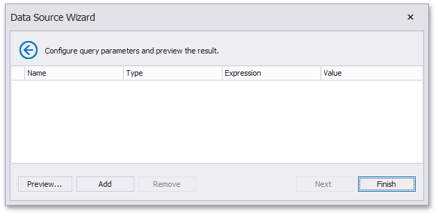 DataSourceWizard_AddQueryParameters