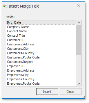 MailMergeInsertFieldDialog