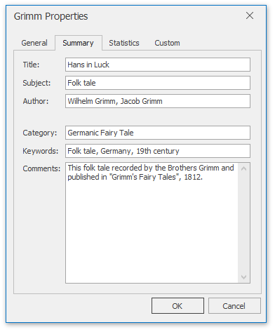 DocumentProperties_SummaryTab
