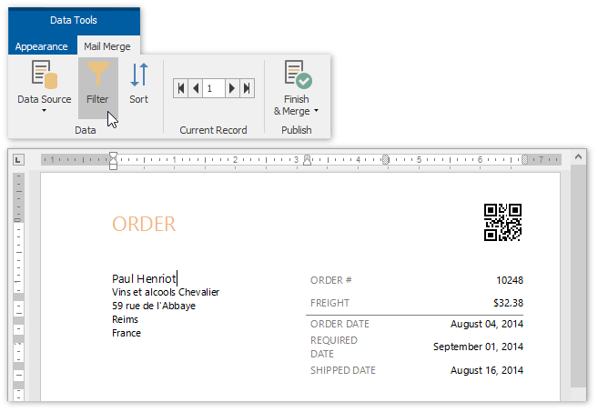 snap-mail-merge-filter-command