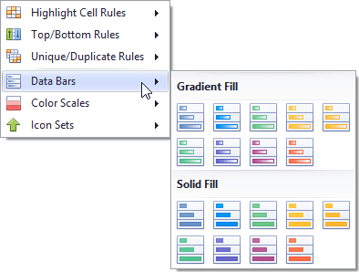 EUDGridControlRulesDataBarsMenuItem