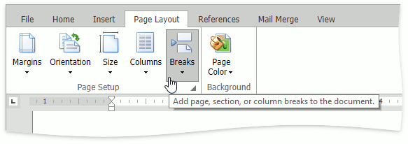 EUD_ASPxRichEdit_PageLayout_PageBreakButton
