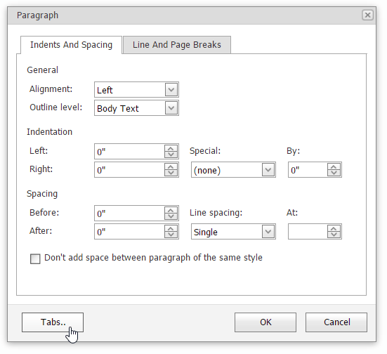 EUD_ASPxRichEdit_Tabs_TabsButton