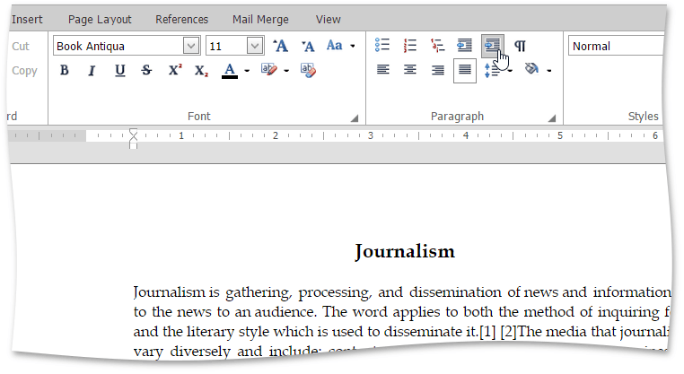 EUD_ASPxRichEdit_Indents_UsingIndentButtons