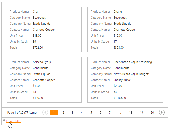 EUD_CardView_FilterBuilder