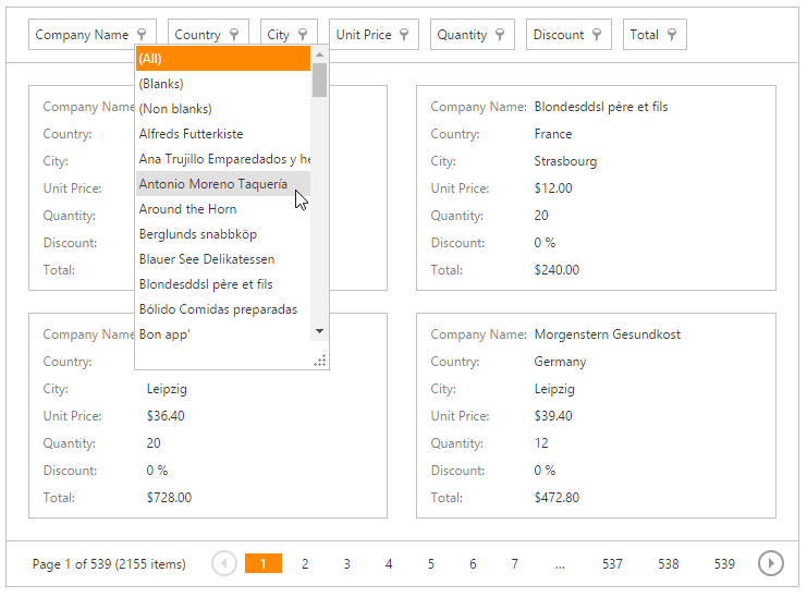 EUD_CardView_HeaderFilterList