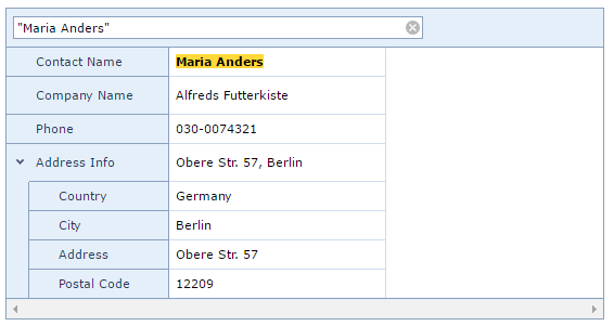 VerticalGridSearchWithSpaces