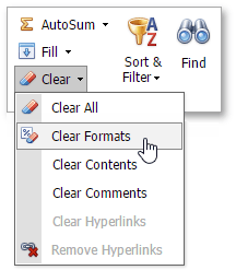 EUD_ASPxSpreadsheet_Home_ClearFormats