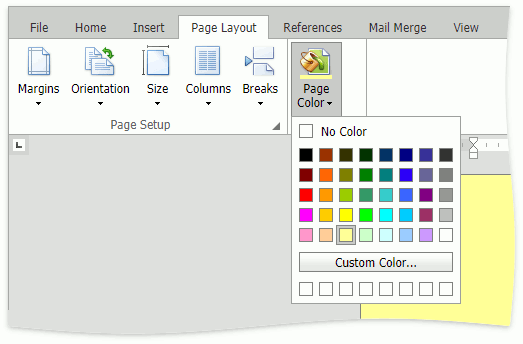 RichTextEditor-PageColor