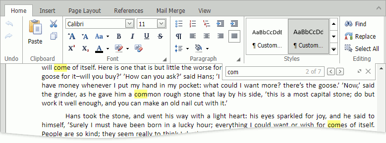 RichTextEditor-SearchPanel